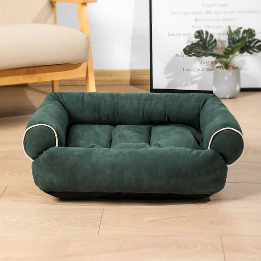 Cozy Winter Dog & Cat Sofa Bed – Warm Sleeping Bag-Style Pet Cushion for Small Pets, Puppies, and Kittens